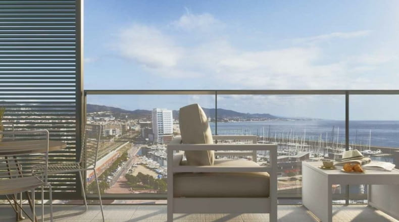 Escalera B1, B2, B3 - Planta tipo - Vivienda BT3
