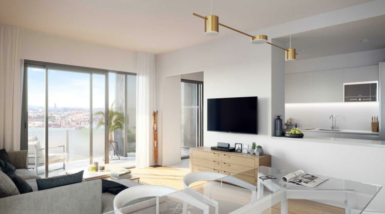 Escalera B - Planta tipo - Vivienda T8-4D
