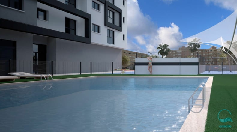 Áticos(4) - Residencial Arrecife La Flota