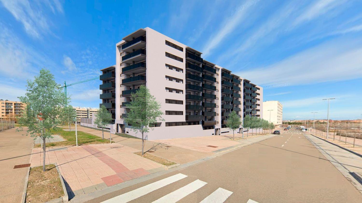 Obra nueva Residencial patio los Naranjos en Zaragoza