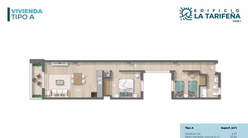 Apartamentos(2) - La Tarifeña