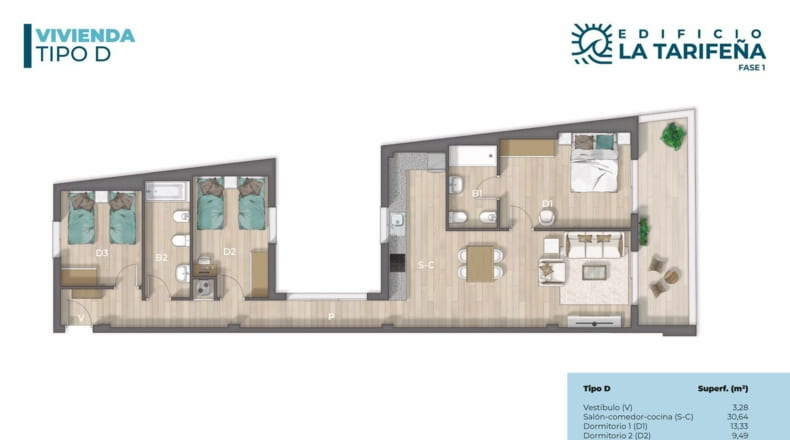 Apartamentos(3) - La Tarifeña