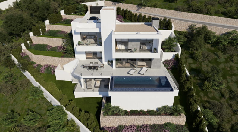 Villas(3) - Lujosa villa contemporánea