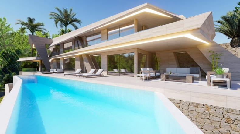 Villas(4) - Cautivadora villa de proyecto contemporáneo
