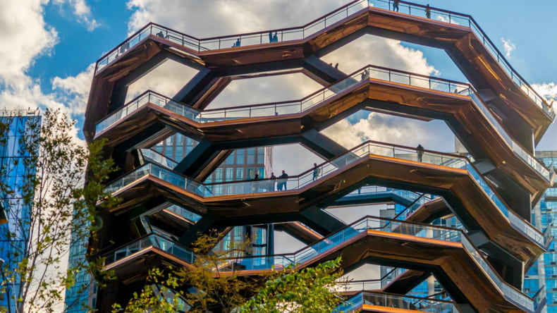 Imagen de una estructura de pisos de obra nueva