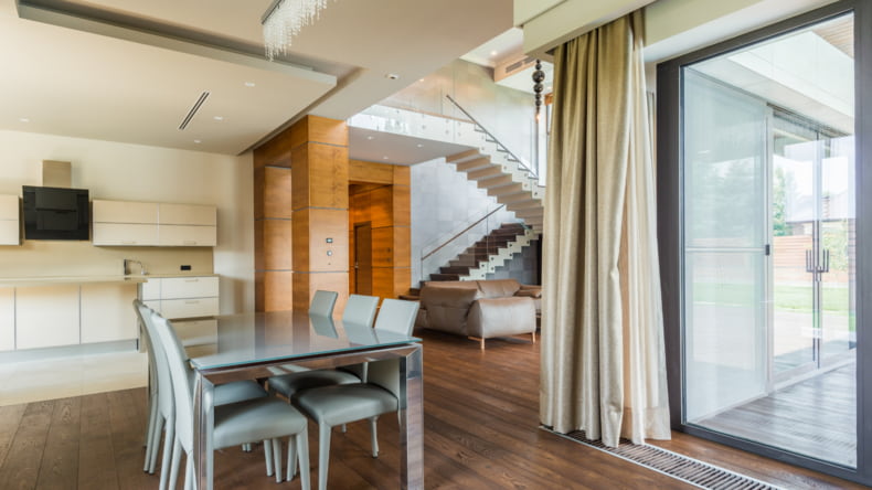 Imagen de la superficie útil y construida de una vivienda