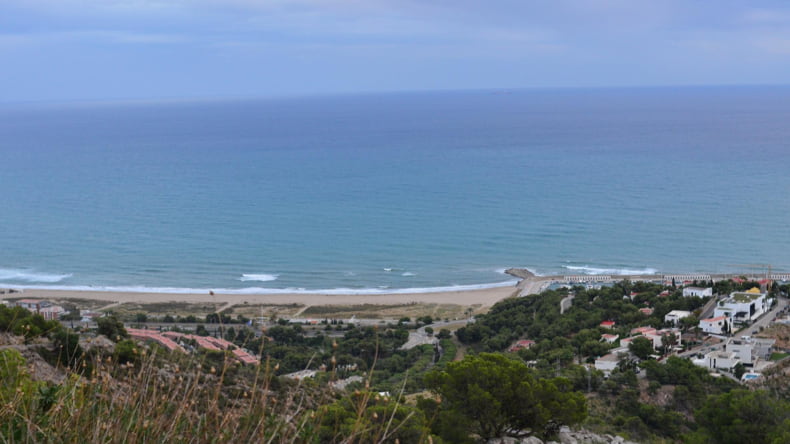 Imagen de la playa de Castelldefels