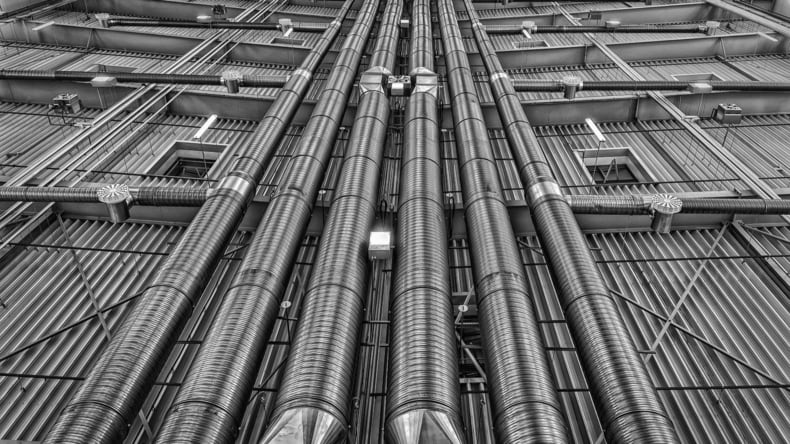 Imagen de tuberías de instalación de gas