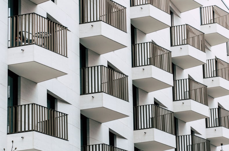 Imagen de balcones de casas, pisos y apartamentos