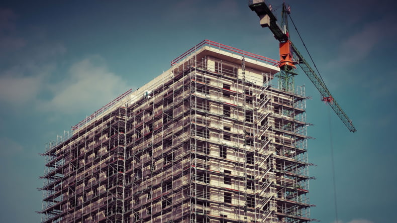 Imagen de una construcción que se rige por la ley de ordenación de la edificación