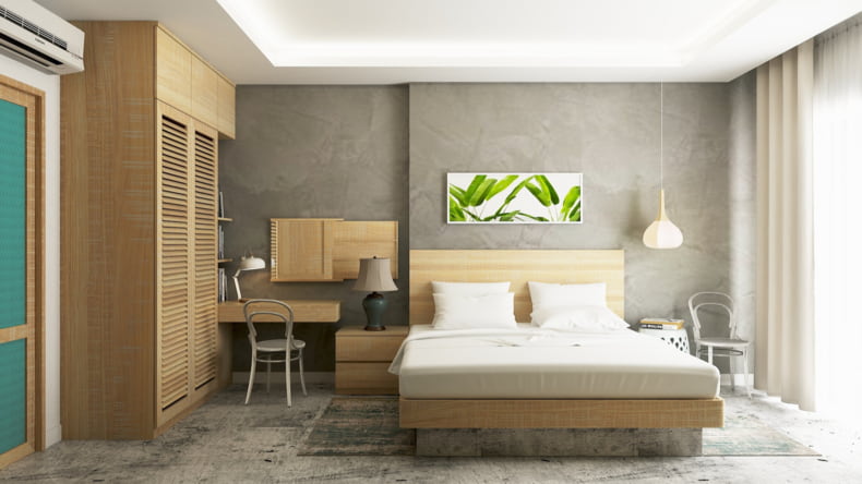 Imagen del interior de una casa en la que se solicitó una hipoteca de la vivienda de obra nueva sobre plano
